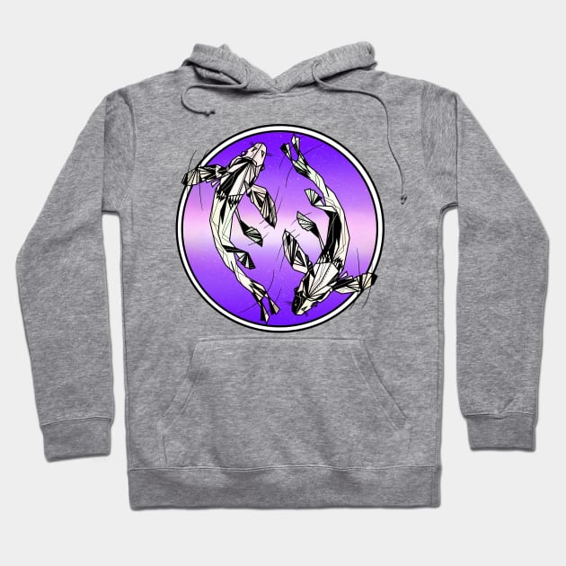 Pisces Zodiac Star sign Hoodie by mailboxdisco